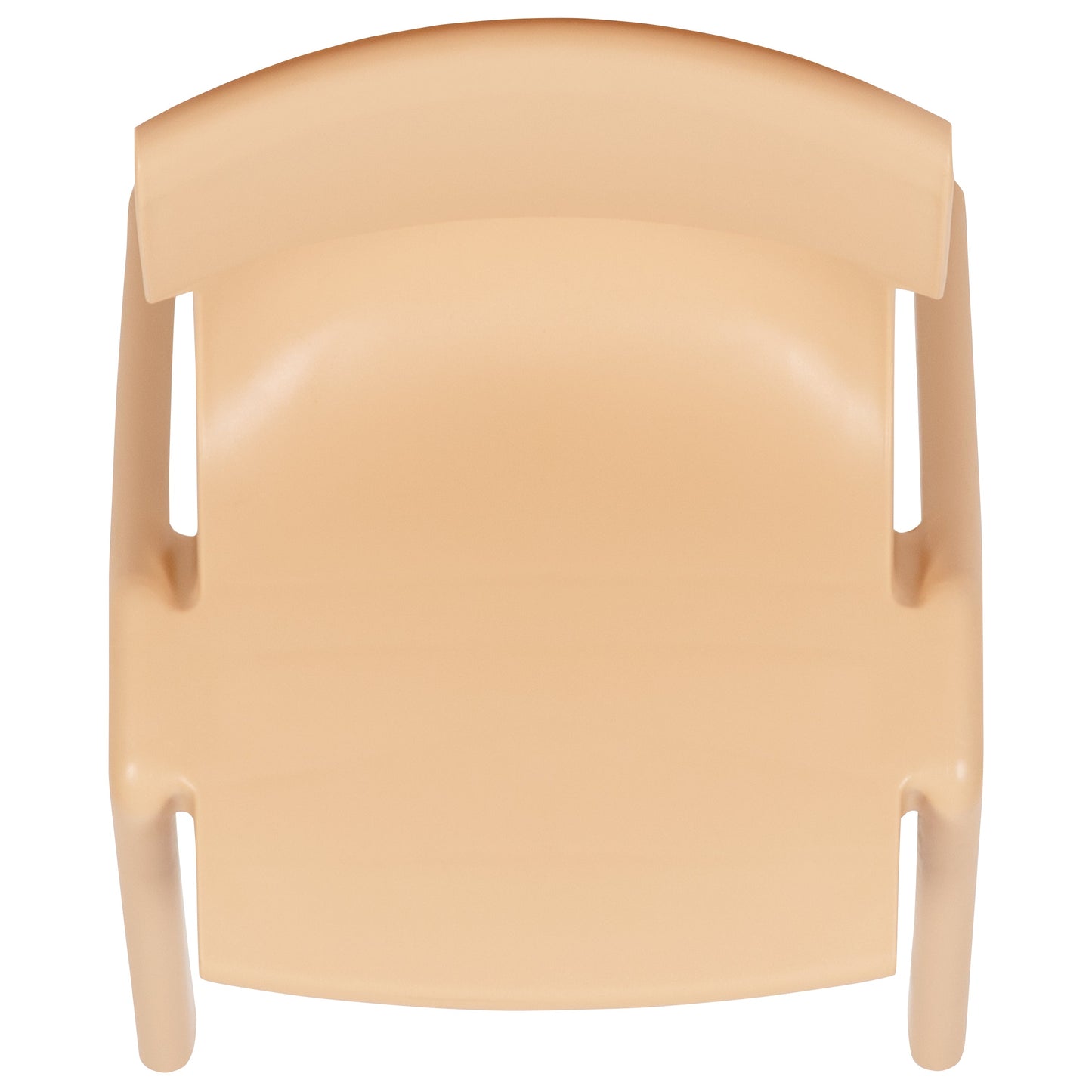 2PK Natural Plastic Chair 2-YU-YCX-004-NAT-GG