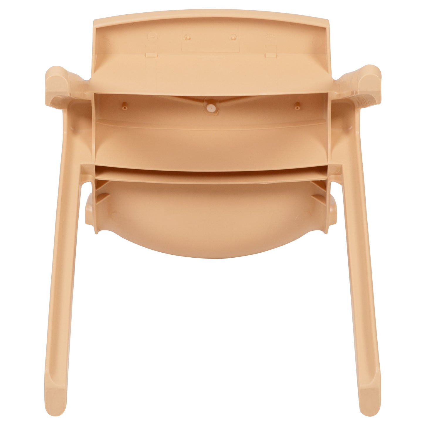 2PK Natural Plastic Chair 2-YU-YCX-004-NAT-GG