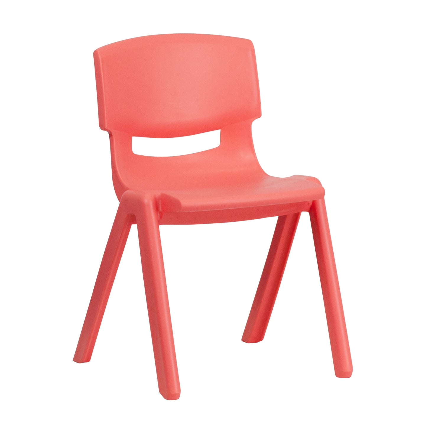 2PK Red Plastic Stack Chair 2-YU-YCX-004-RED-GG