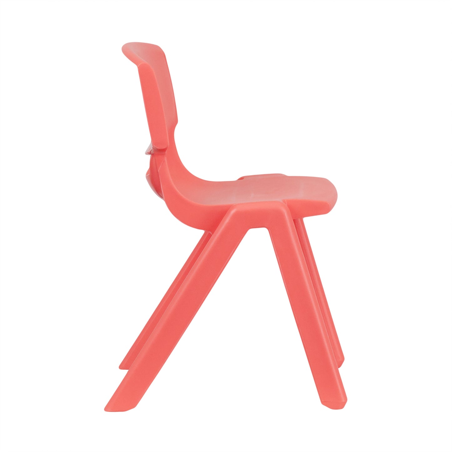 2PK Red Plastic Stack Chair 2-YU-YCX-004-RED-GG