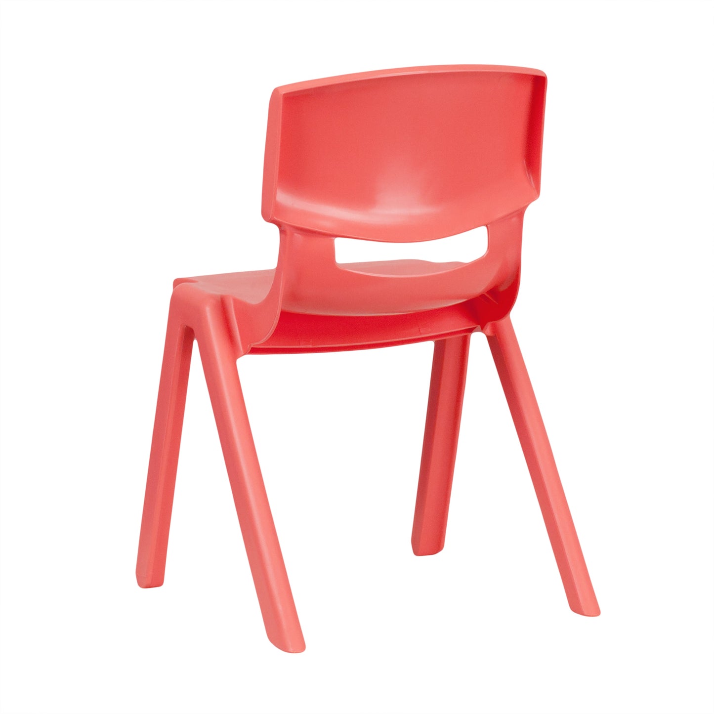 2PK Red Plastic Stack Chair 2-YU-YCX-004-RED-GG