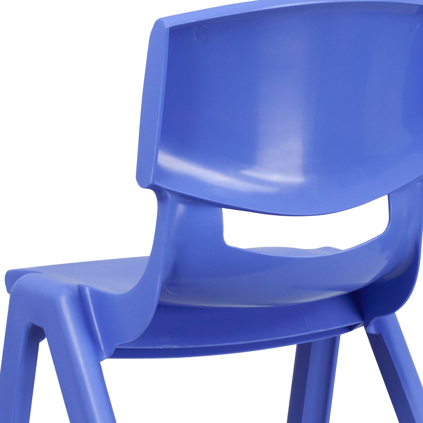 2PK Blue Plastic Stack Chair 2-YU-YCX-005-BLUE-GG