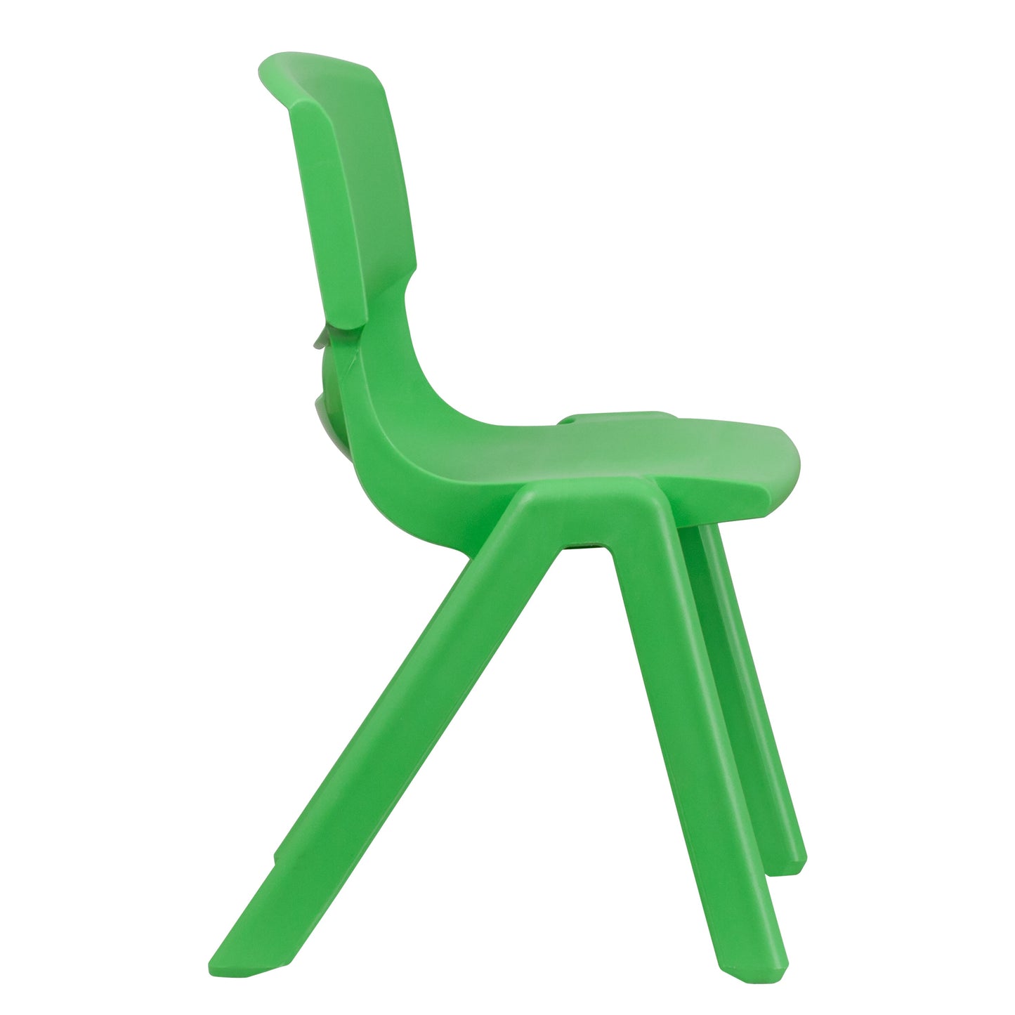 2PK Green Plastic Stack Chair 2-YU-YCX-005-GREEN-GG