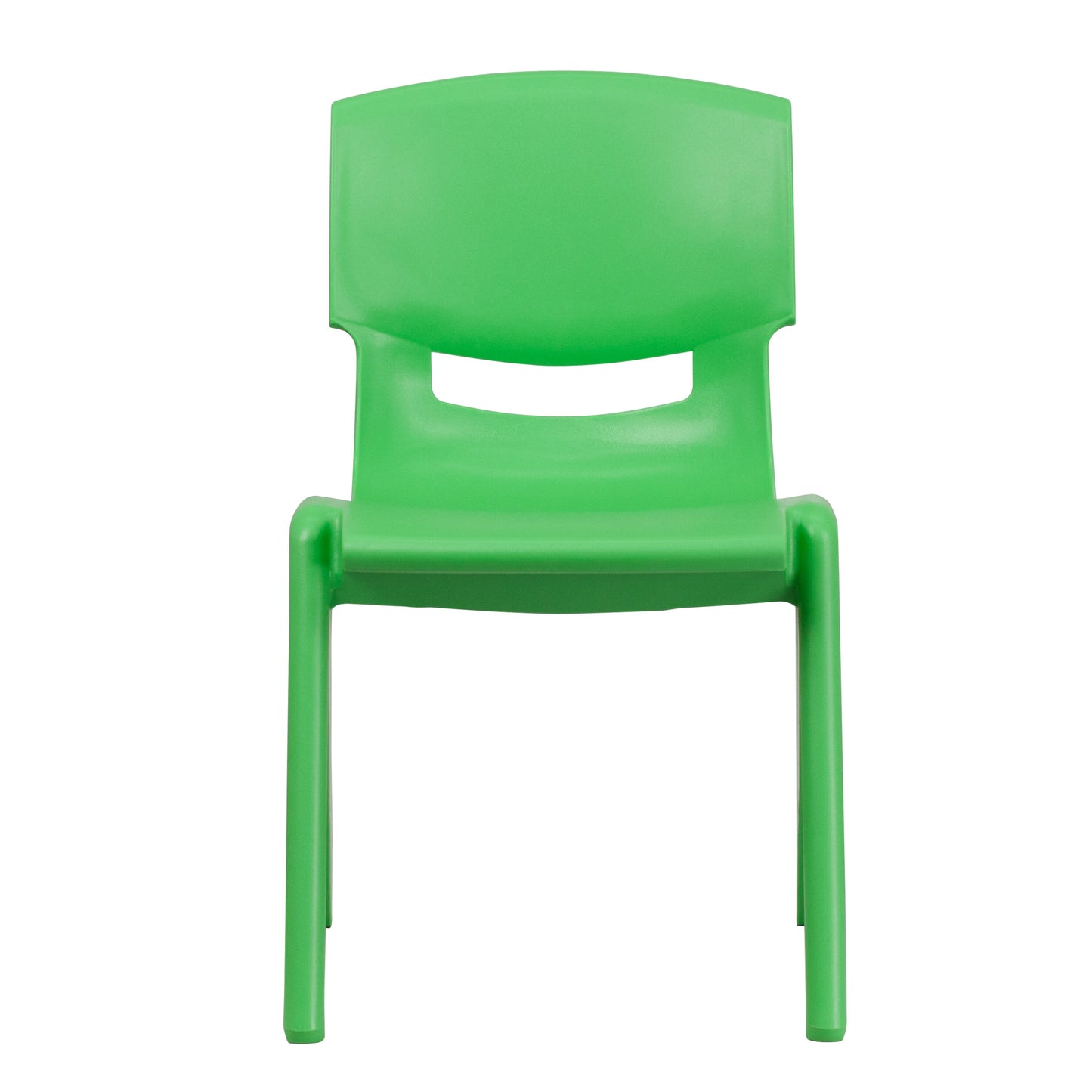 2PK Green Plastic Stack Chair 2-YU-YCX-005-GREEN-GG