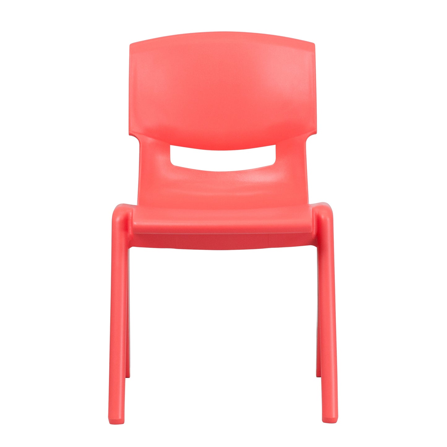 2PK Red Plastic Stack Chair 2-YU-YCX-005-RED-GG