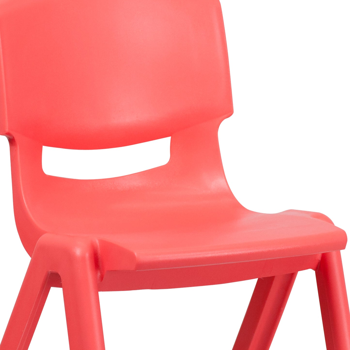 2PK Red Plastic Stack Chair 2-YU-YCX-005-RED-GG