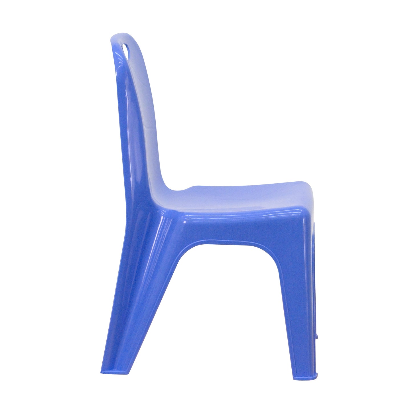 2PK Blue Plastic Stack Chair 2-YU-YCX-011-BLUE-GG