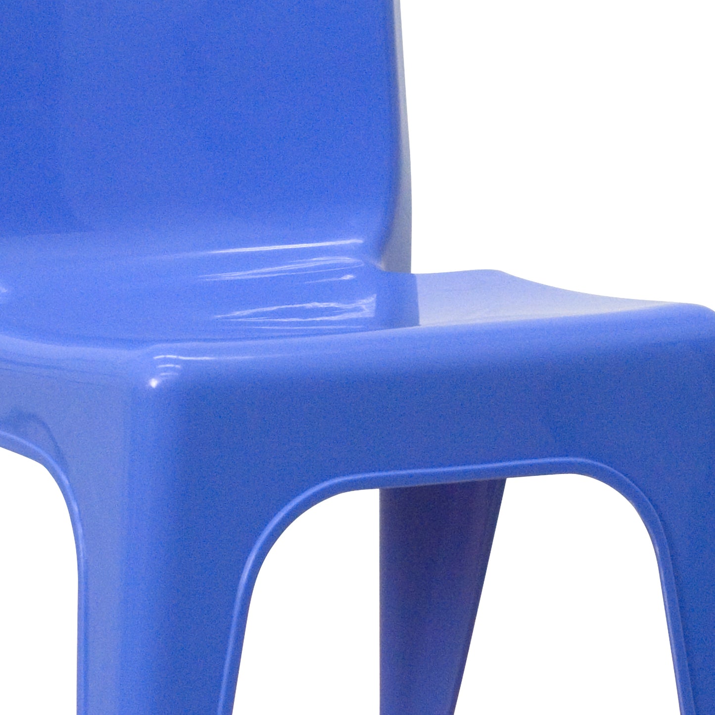 2PK Blue Plastic Stack Chair 2-YU-YCX-011-BLUE-GG