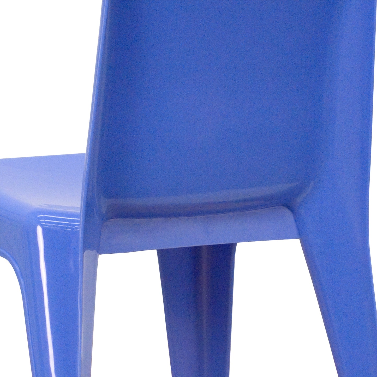 2PK Blue Plastic Stack Chair 2-YU-YCX-011-BLUE-GG