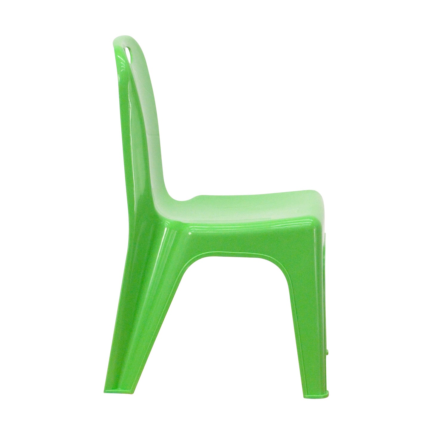 2PK Green Plastic Stack Chair 2-YU-YCX-011-GREEN-GG