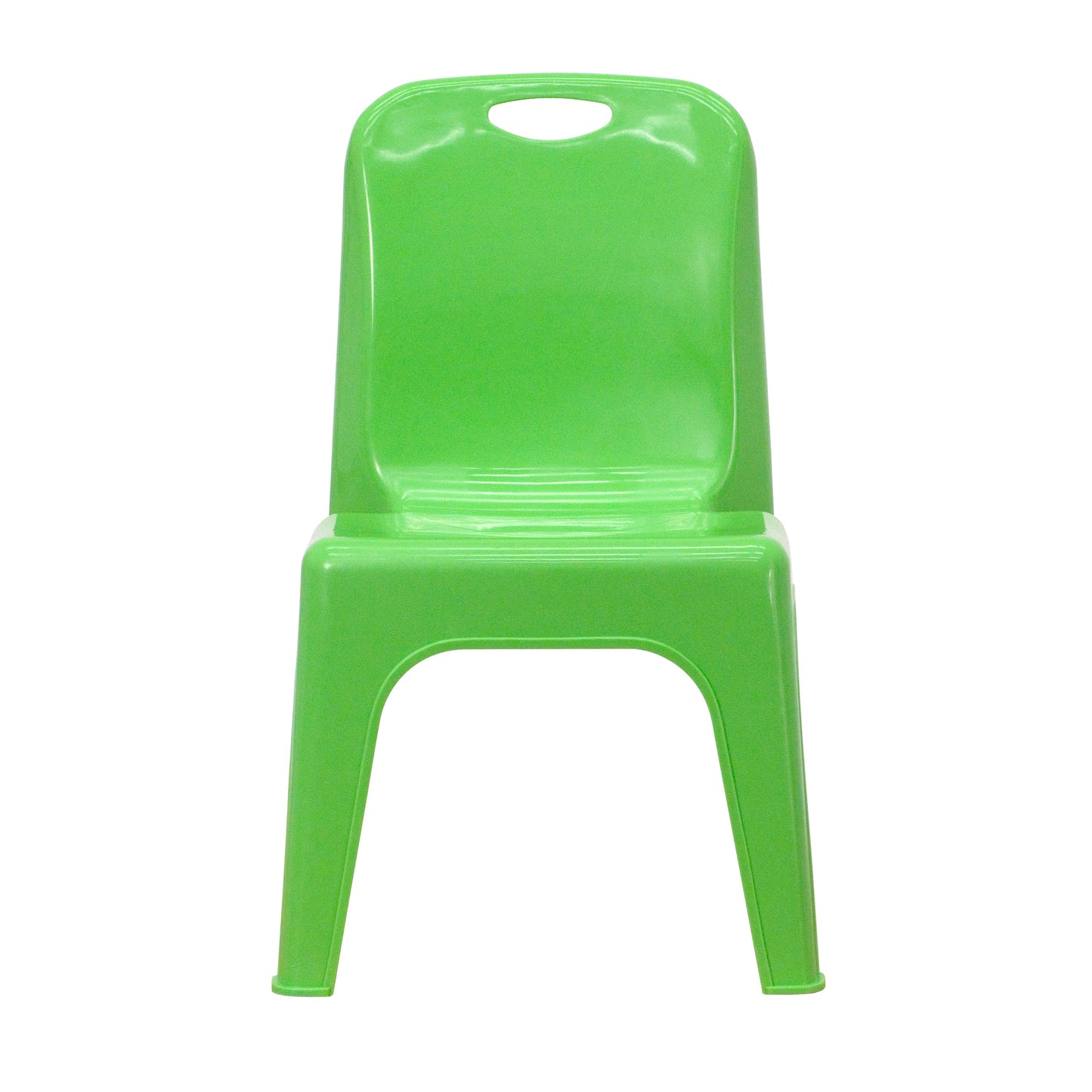 2PK Green Plastic Stack Chair 2-YU-YCX-011-GREEN-GG