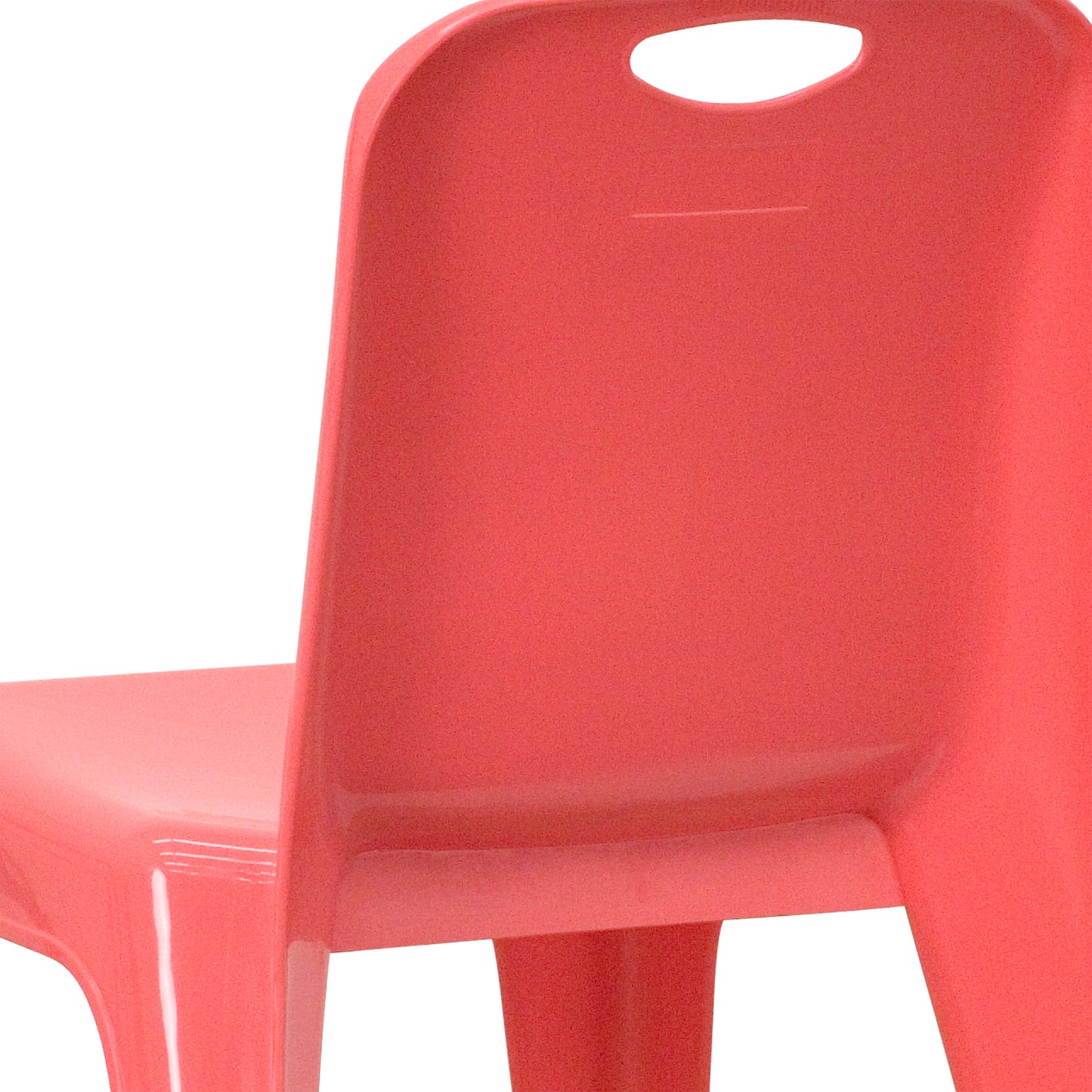 2PK Red Plastic Stack Chair 2-YU-YCX-011-RED-GG