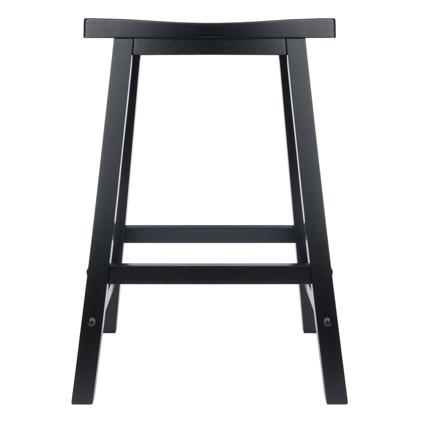 Satori Saddle Seat Counter Stool, Black