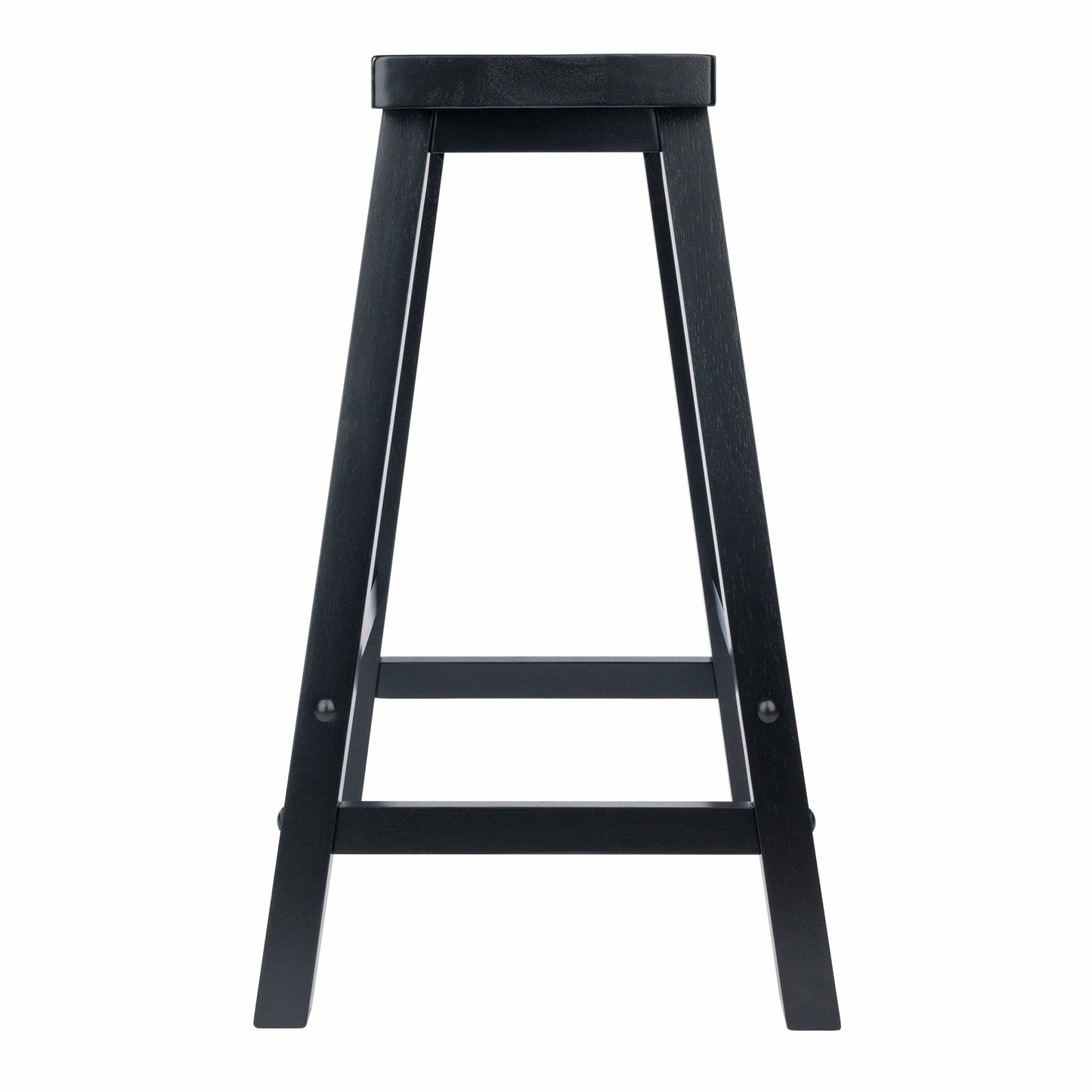 Satori Saddle Seat Counter Stool, Black