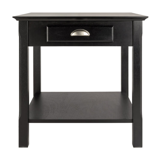 Timber Accent Table, Black