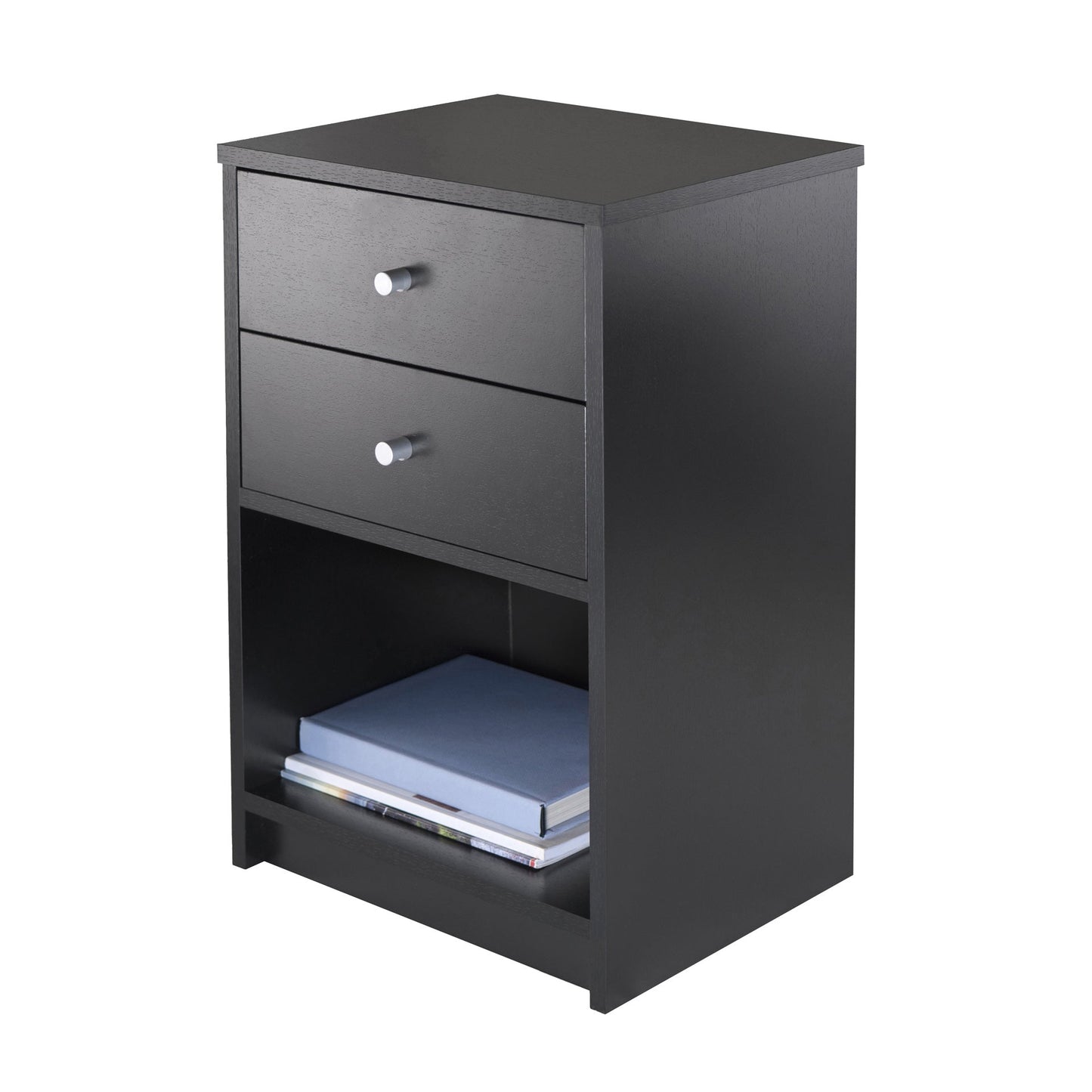 Ava Accent Table, Nightstand, Black