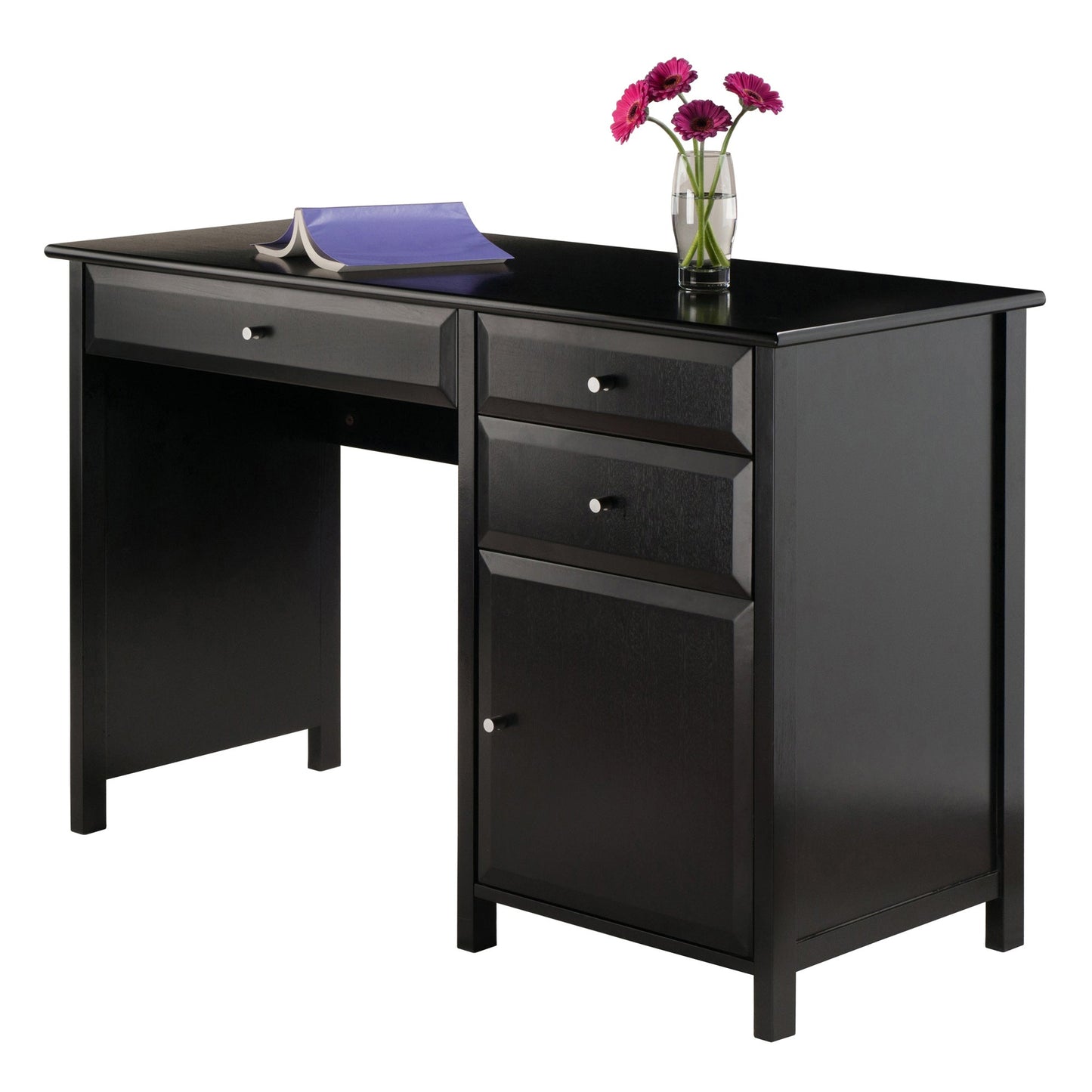 Delta Home Office Writing Desk, Black