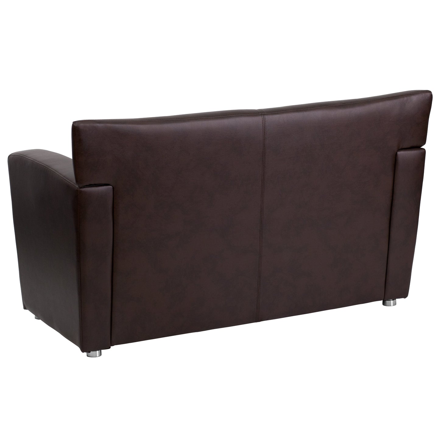 Brown Leather Loveseat 222-2-BN-GG