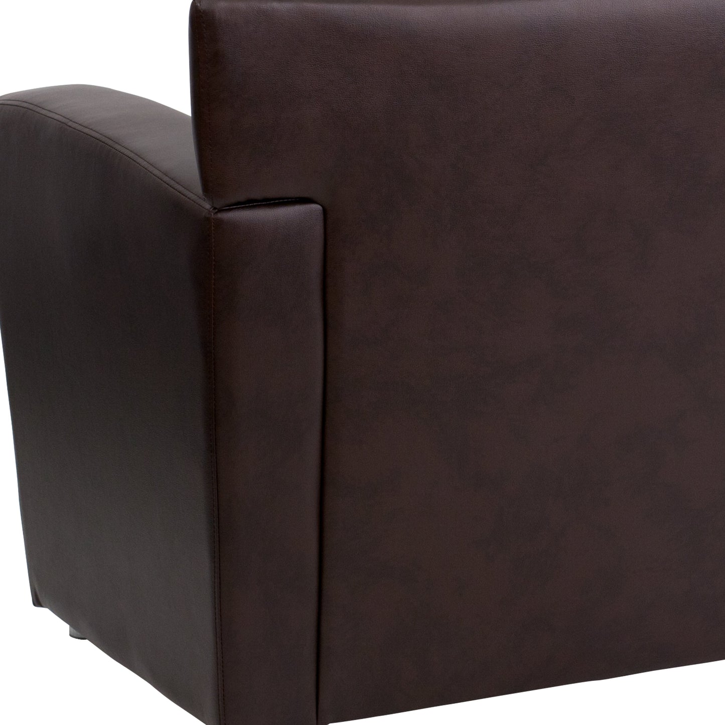 Brown Leather Loveseat 222-2-BN-GG