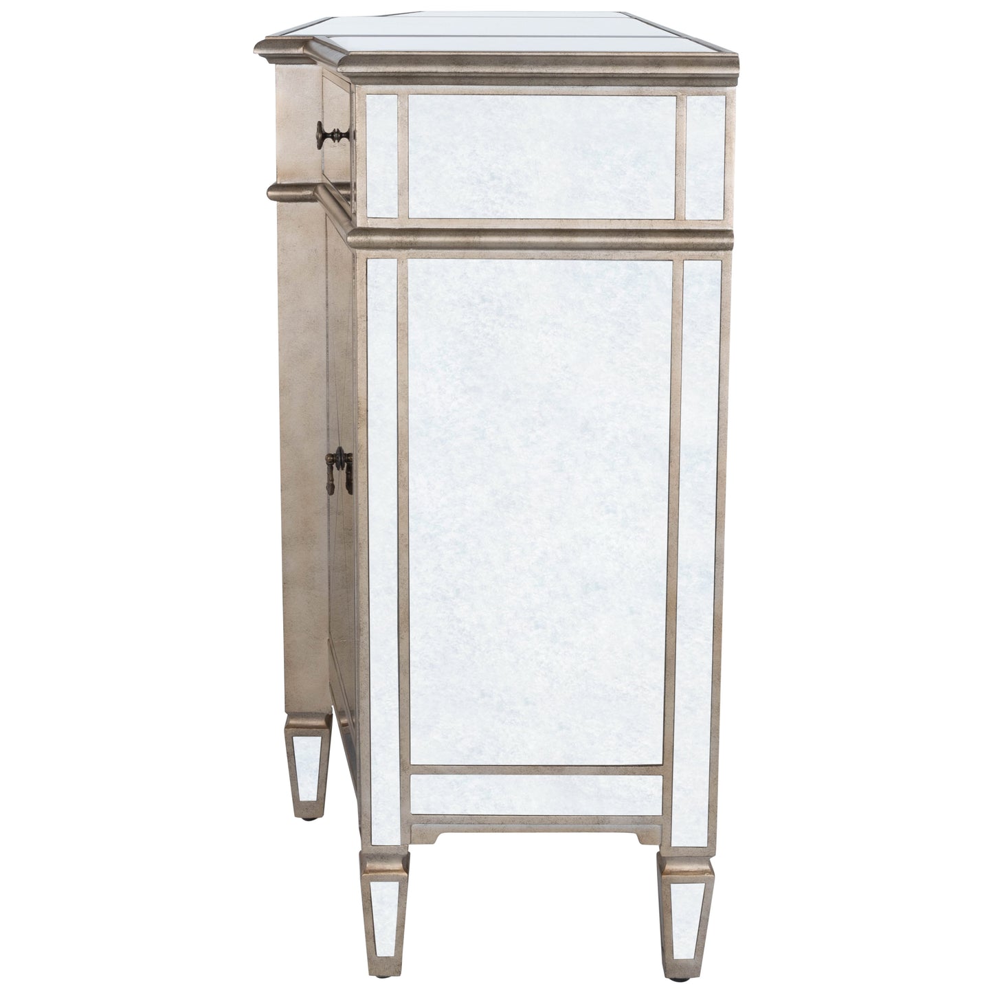 Celeste Mirrored 68" Buffet in Silver  2614146