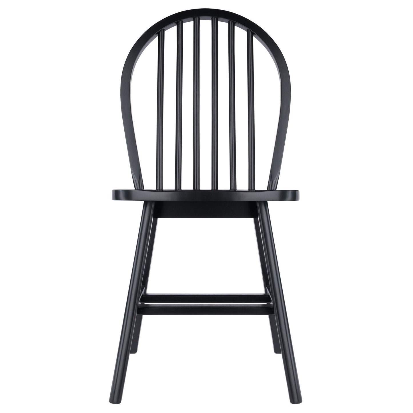 Windsor 2-Pc Chair Set, Black