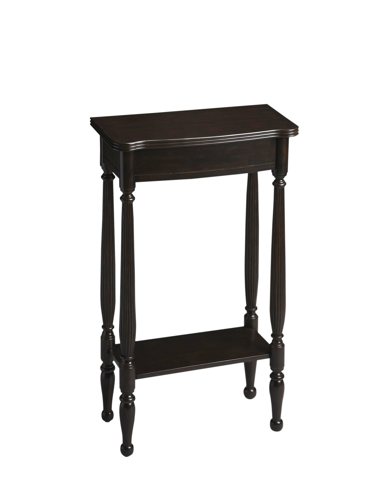 Whitney Rubbed Console Table in Black  3011234