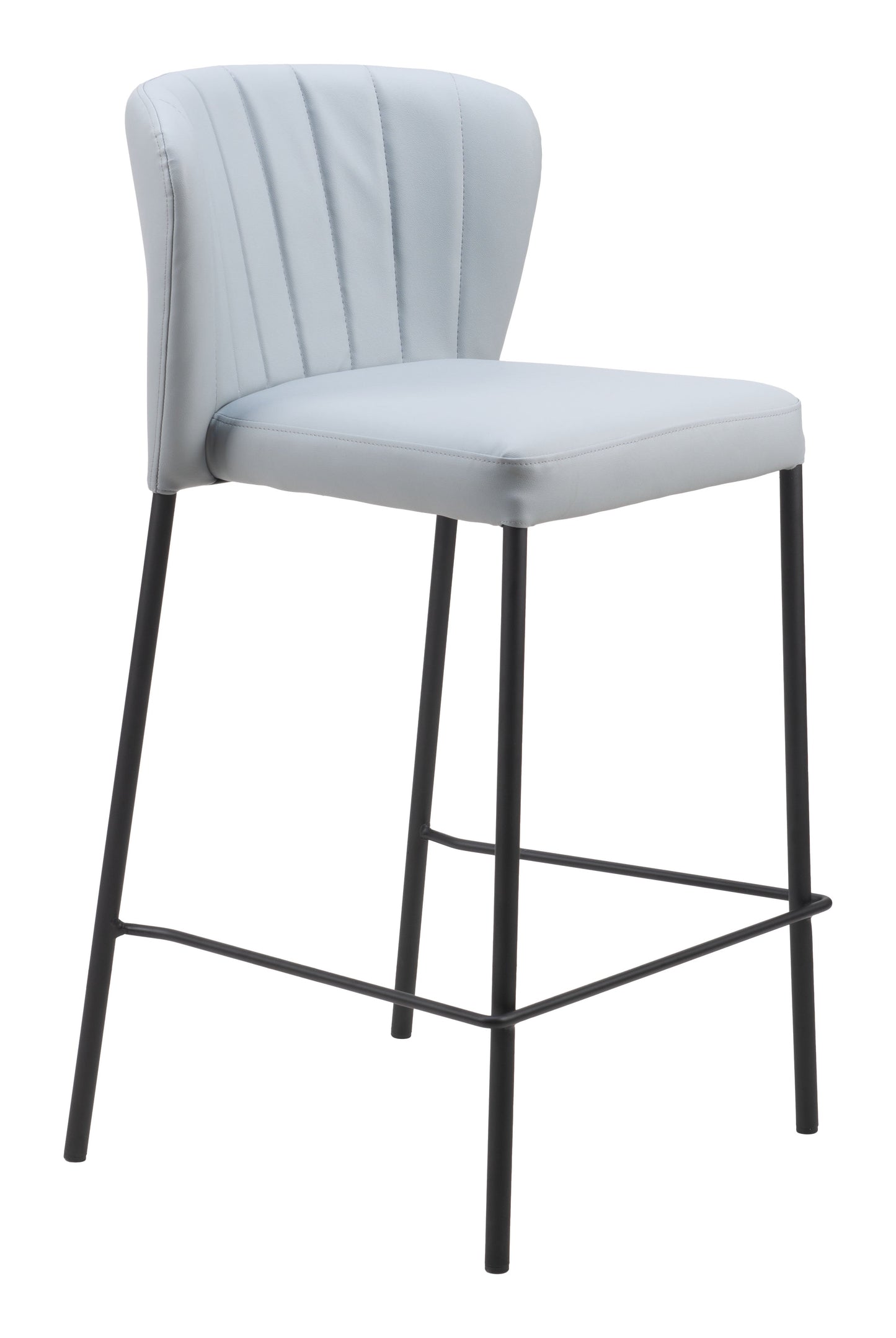 Linz Counter Stool (Set of 2) Gray