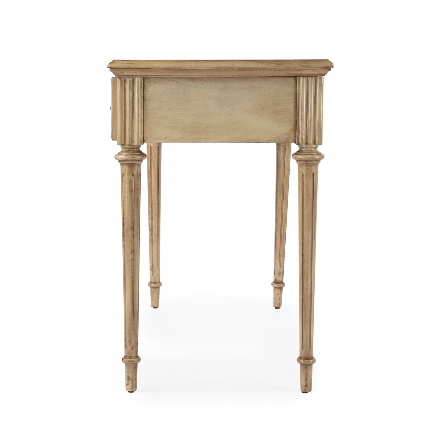 Edmund 38" Writing Desk with Storage in Beige  3746424