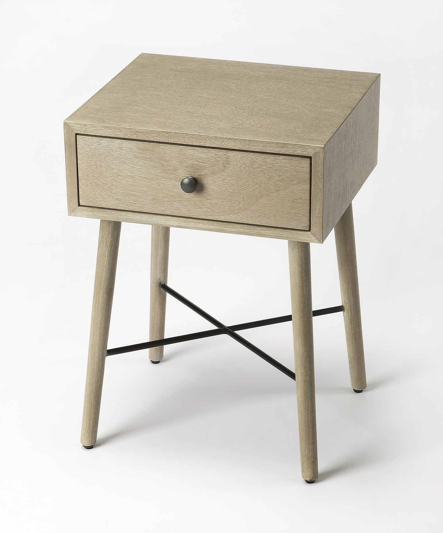 Delridge End Table in Gray,Tan/Beige  3791140