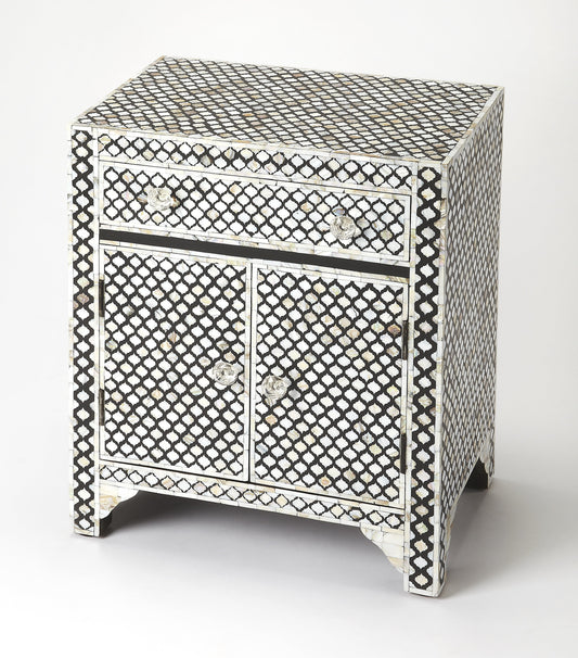 Vernais Mother Of Pearl Accent Chest in Multi-Color  3880388