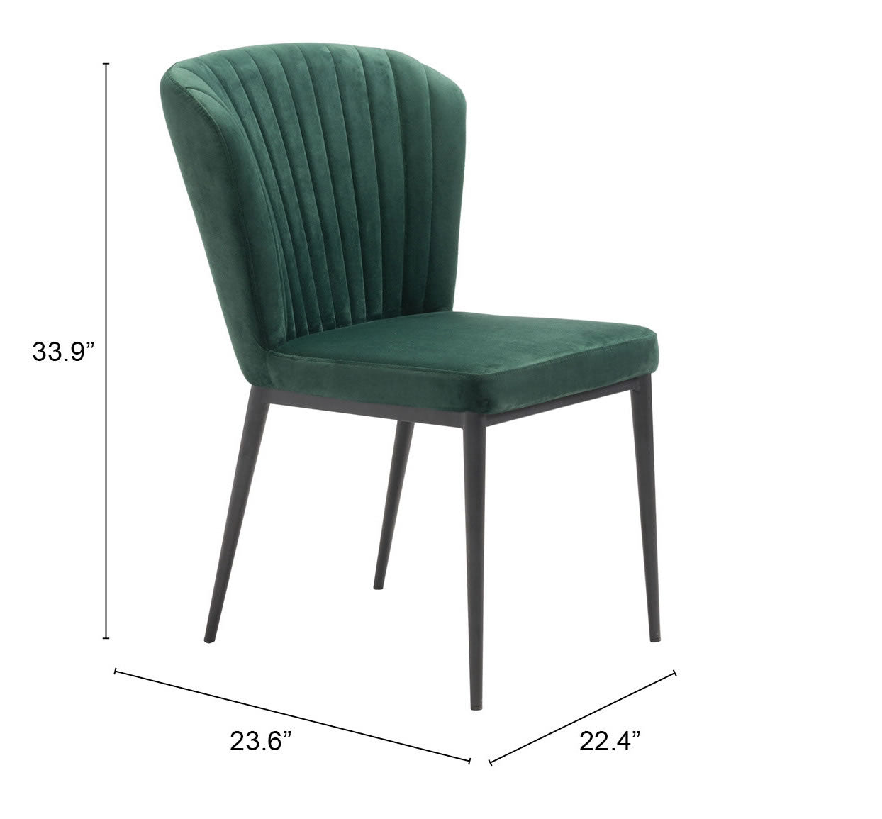 Tolivere Dining Chair (Set of 2) Green