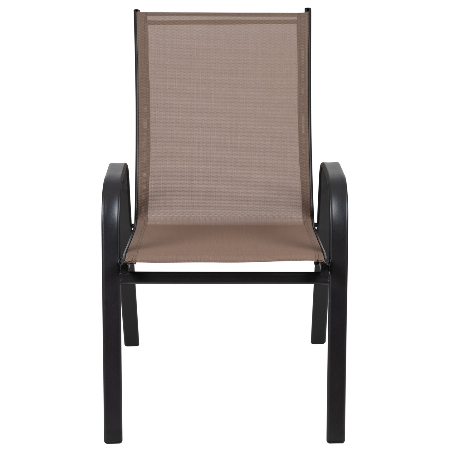 Set of 4 Sling Patio Chairs for Restaurant and Residential Outdoor Spaces