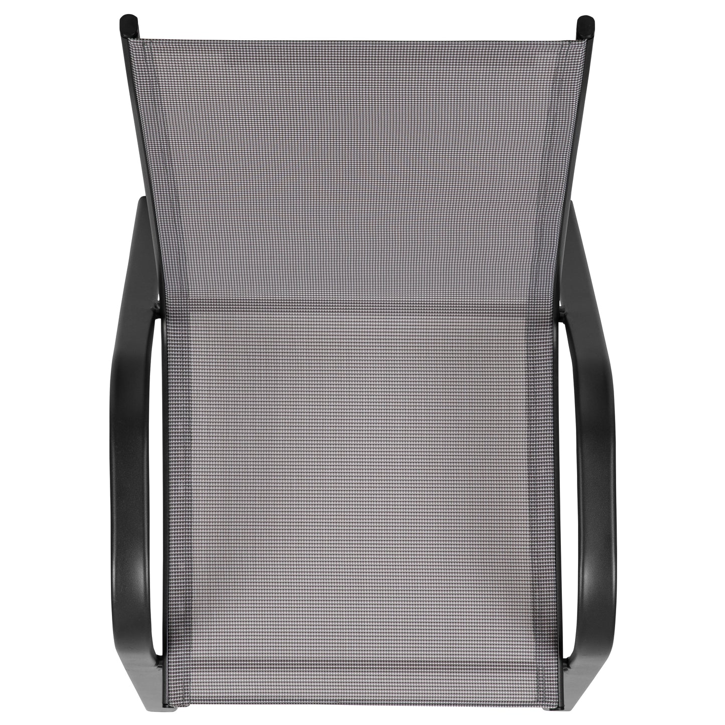 4PK Gray Patio Stack Chair 4-JJ-303C-G-GG