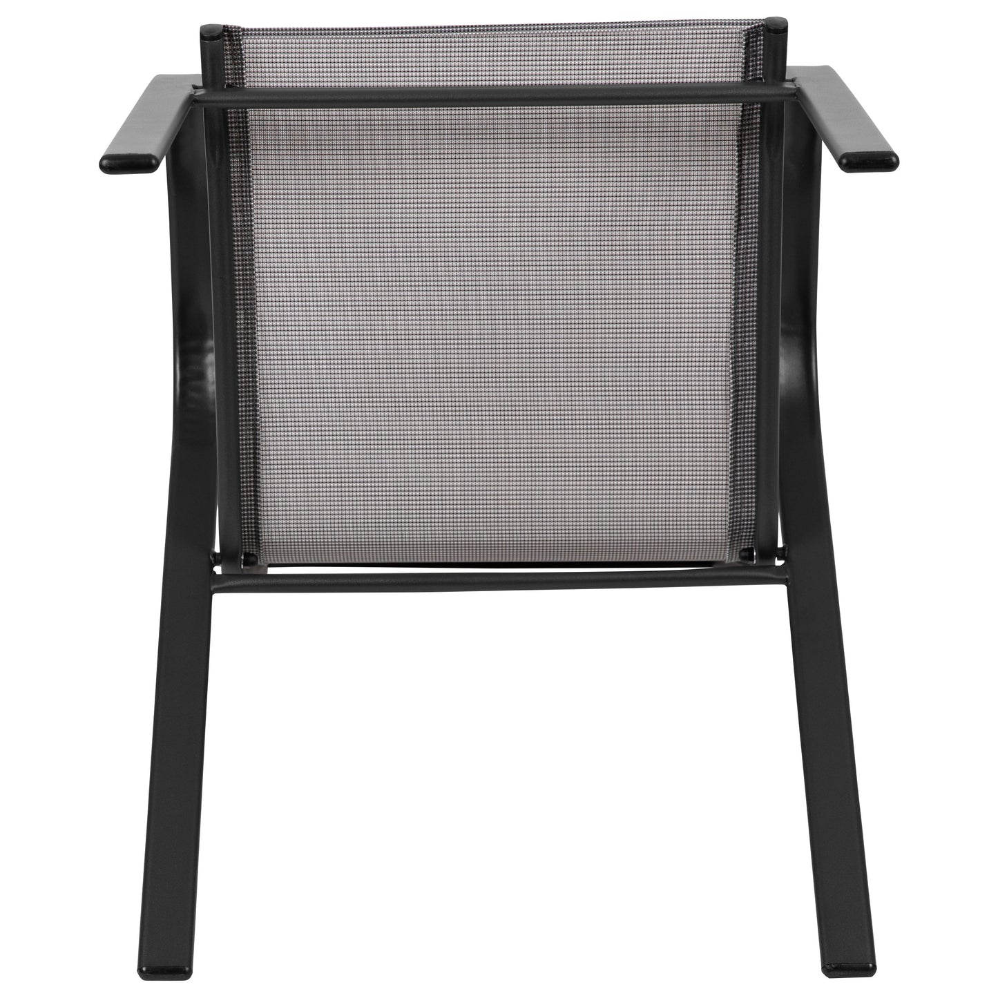 4PK Gray Patio Stack Chair 4-JJ-303C-G-GG