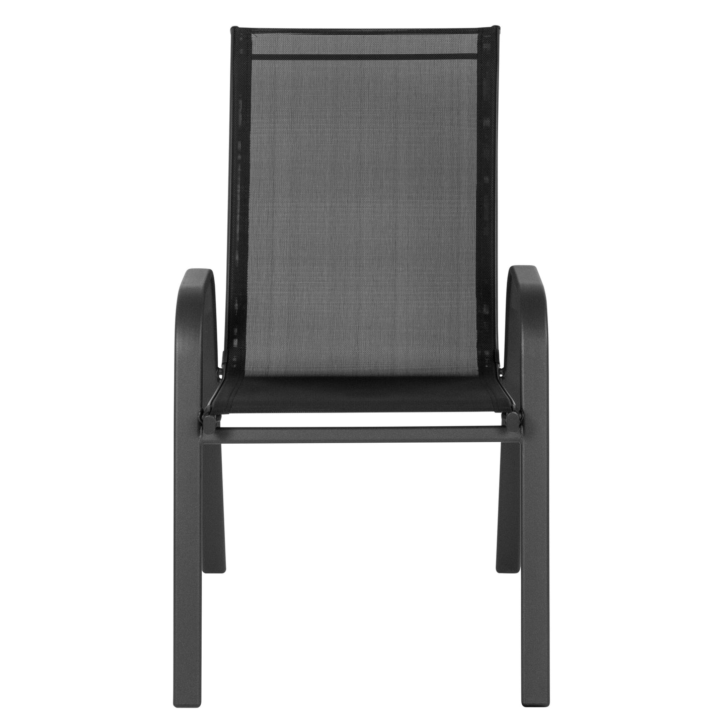 4PK Black Patio Stack Chair 4-JJ-303C-GG