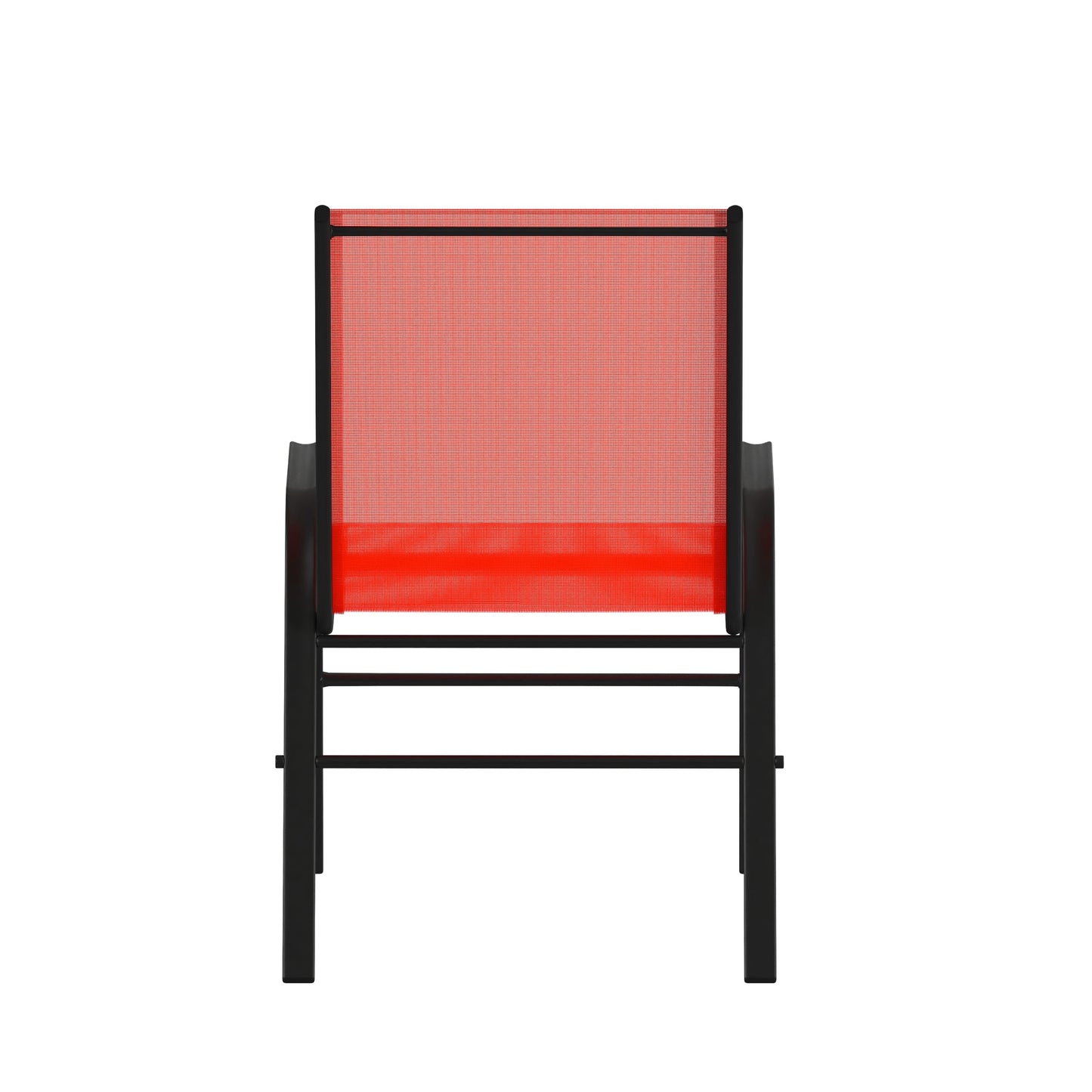 4PK Red Patio Stack Chair 4-JJ-303C-RD-GG