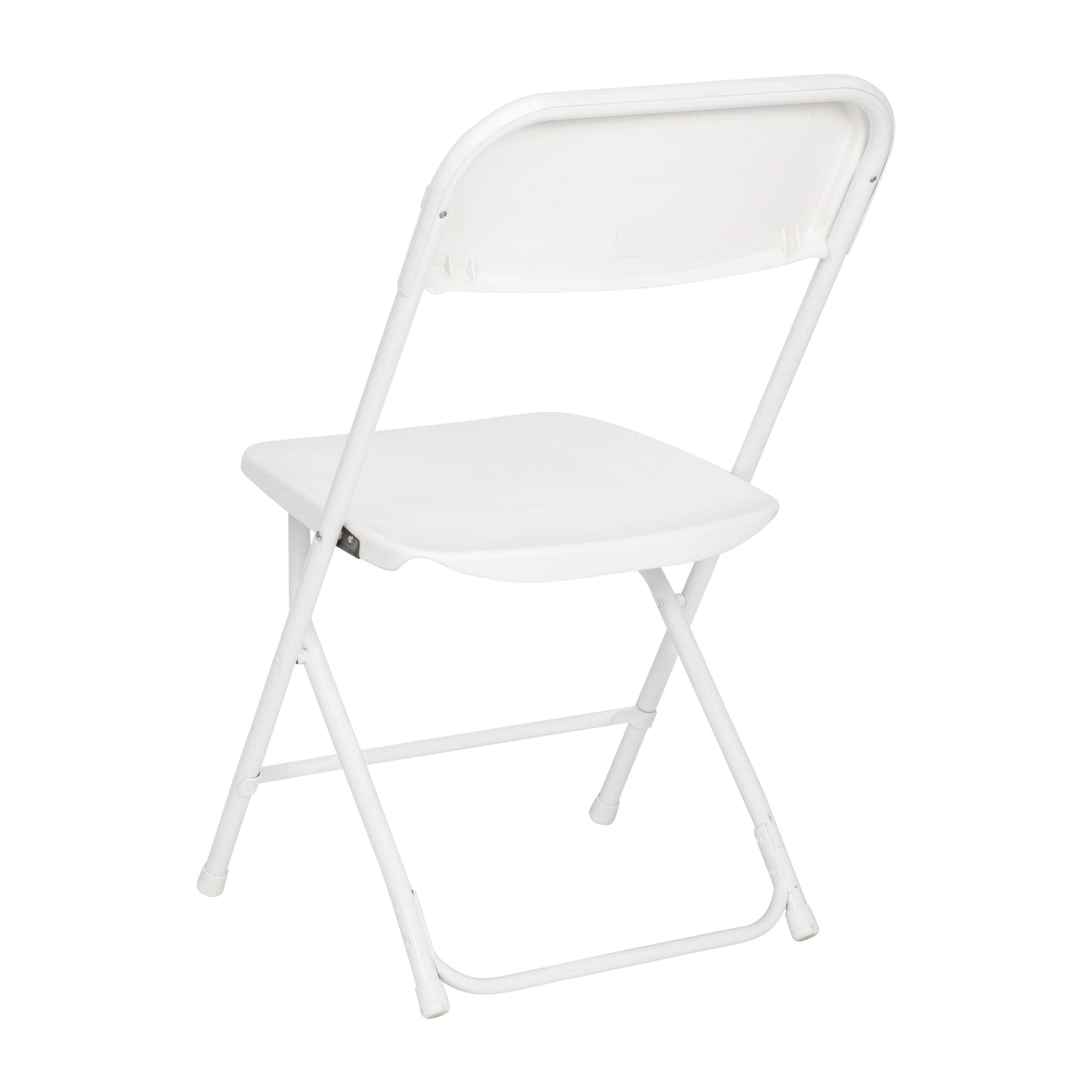 4 Pack White Folding Chairs 4-LE-L-3-W-WH-GG