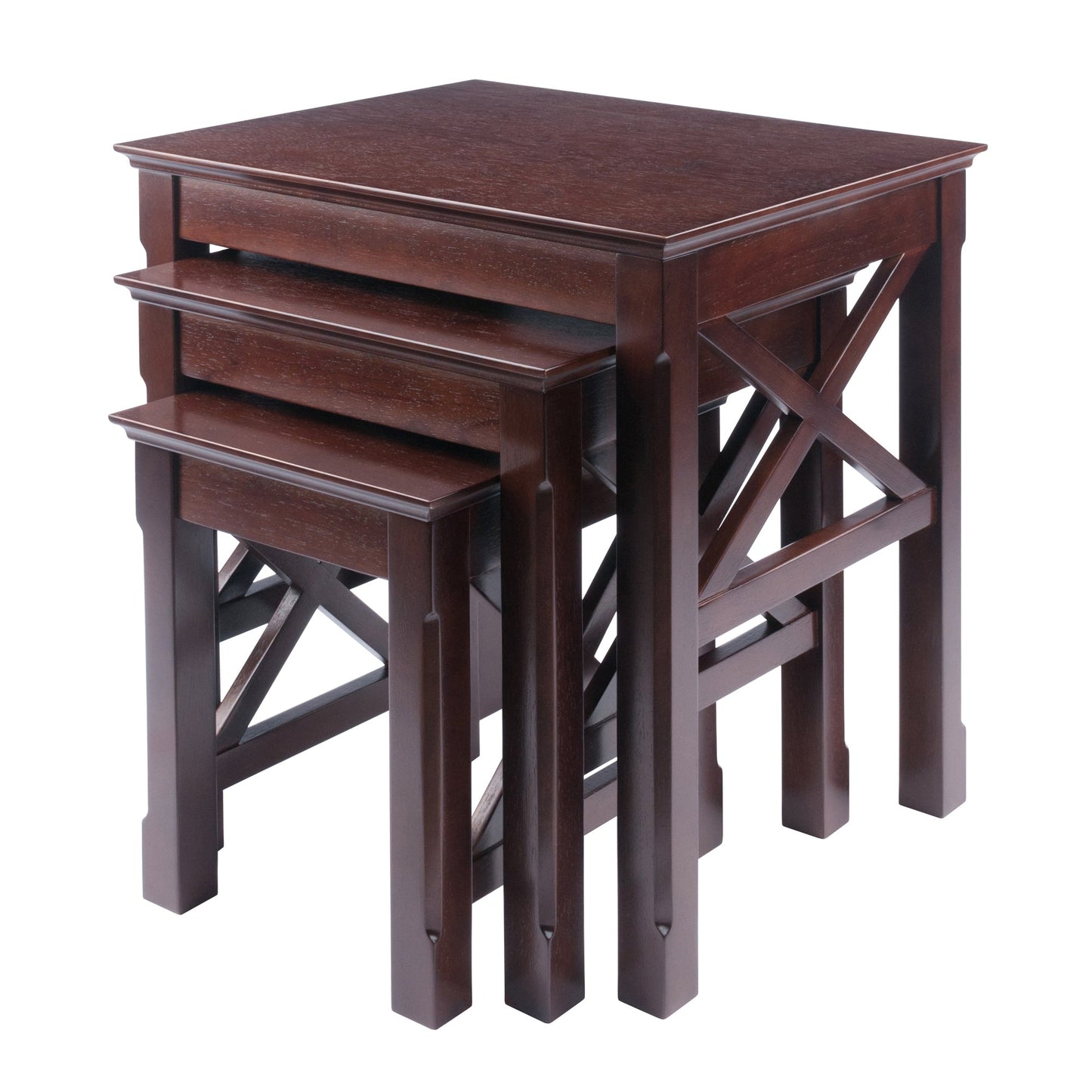 Xola 3-Pc Nesting Tables, Cappuccino