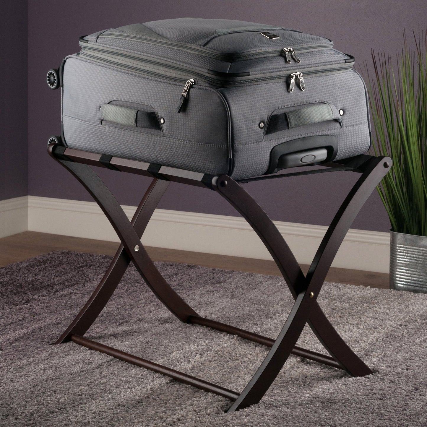 Scarlett Luggage Rack, Cappuccino