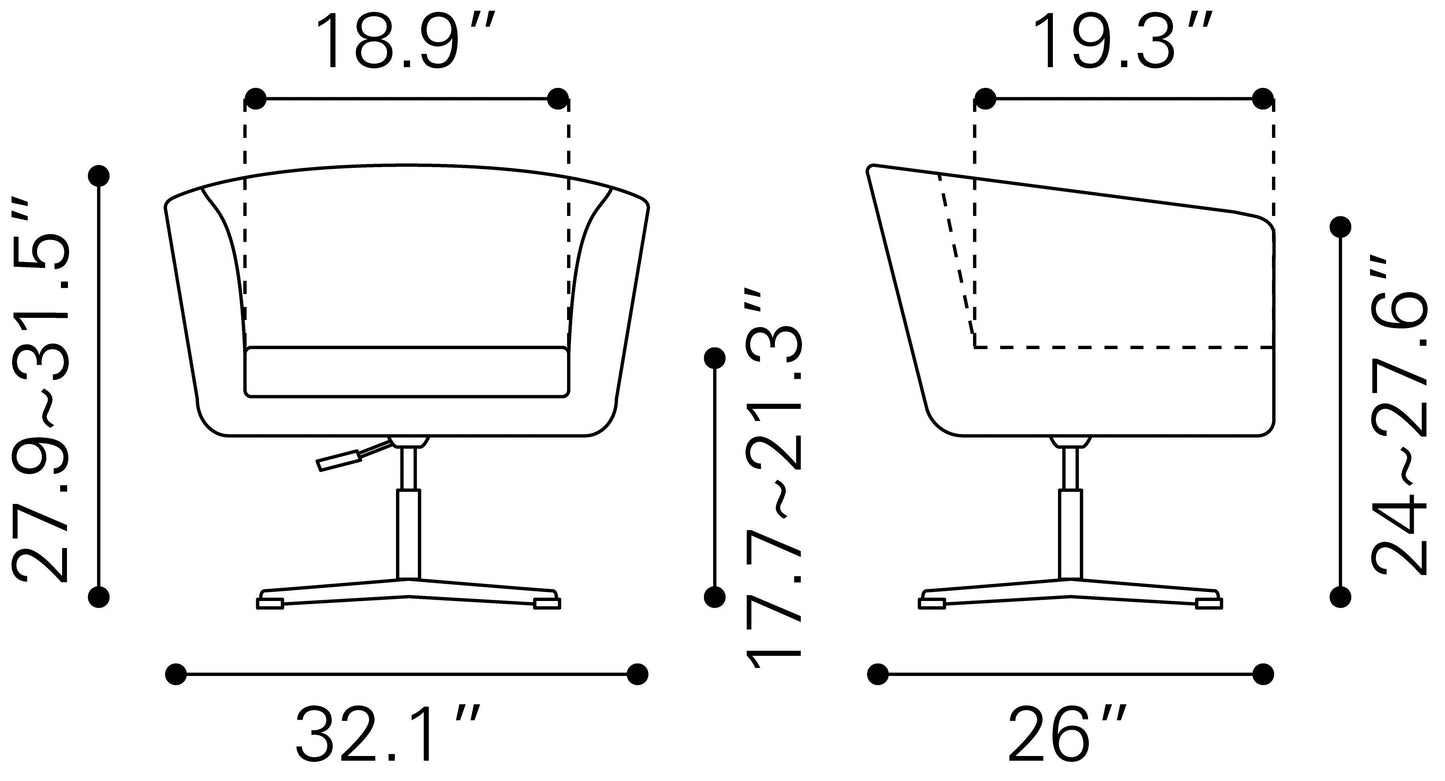 Wilshire Occasional Chair White