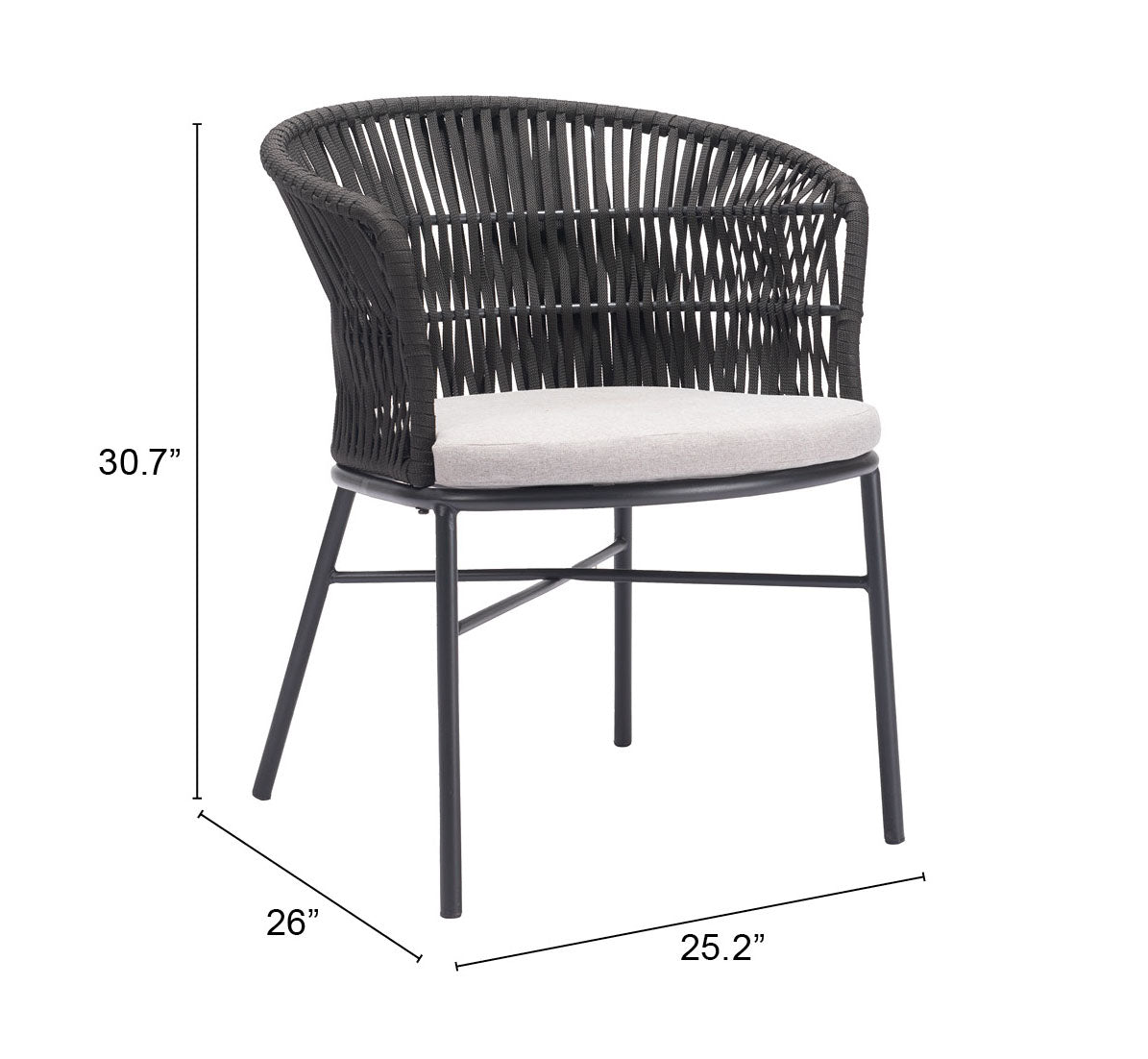 Freycinet Dining Chair Black