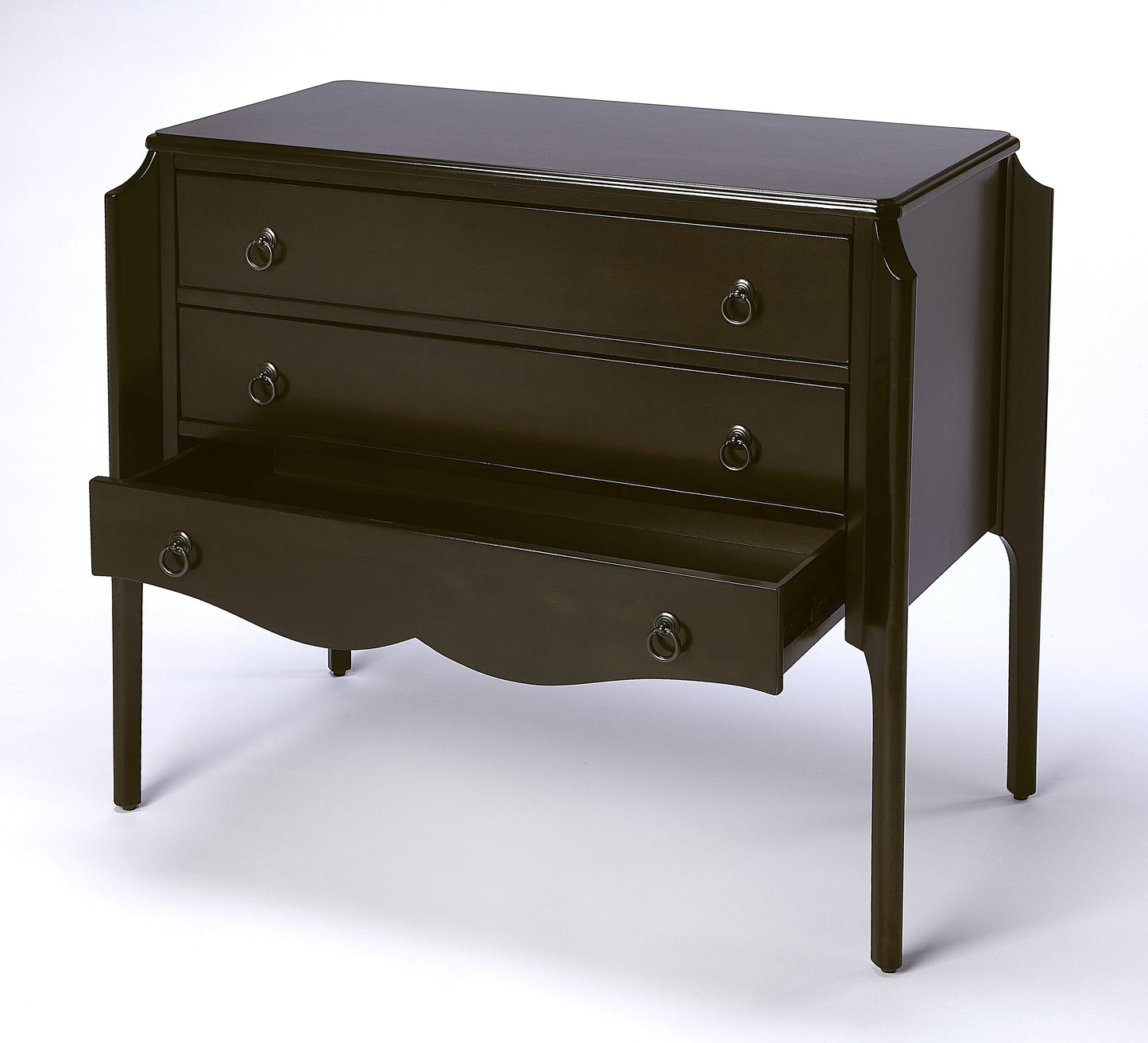 Wilshire 3 Drawer Chest in Dark Brown  4469117