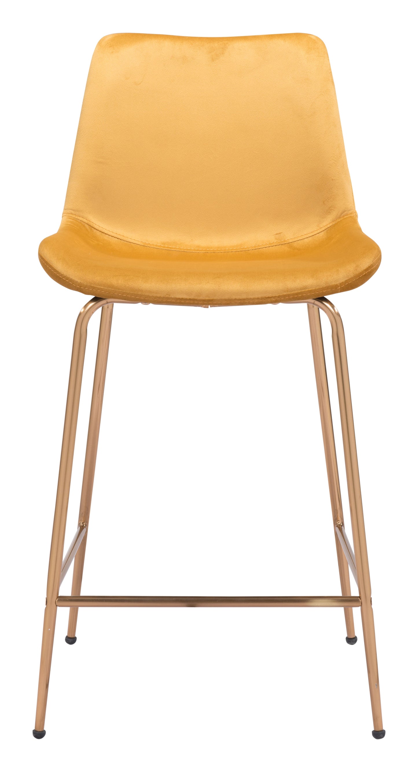 Tony Counter Stool Yellow & Gold