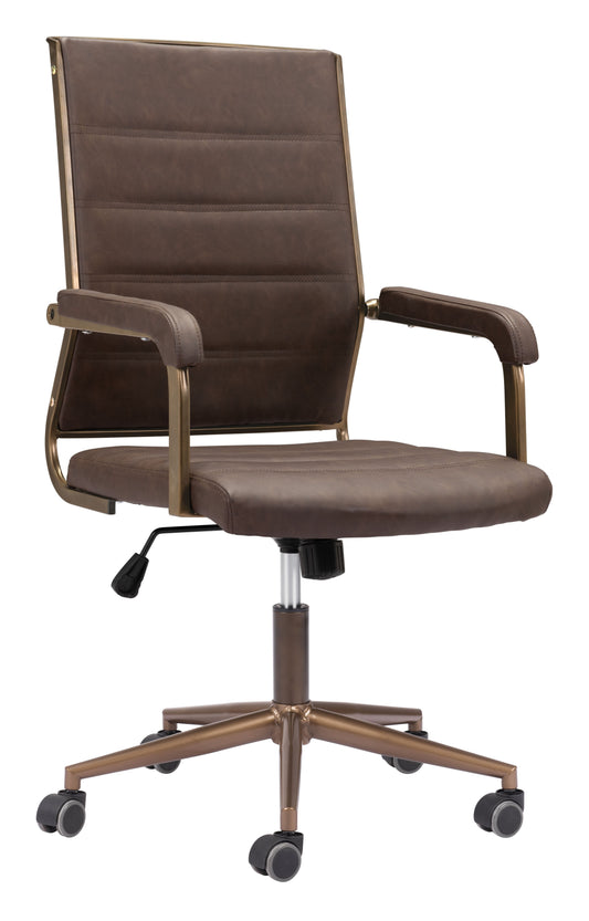 Auction Office Chair Espresso