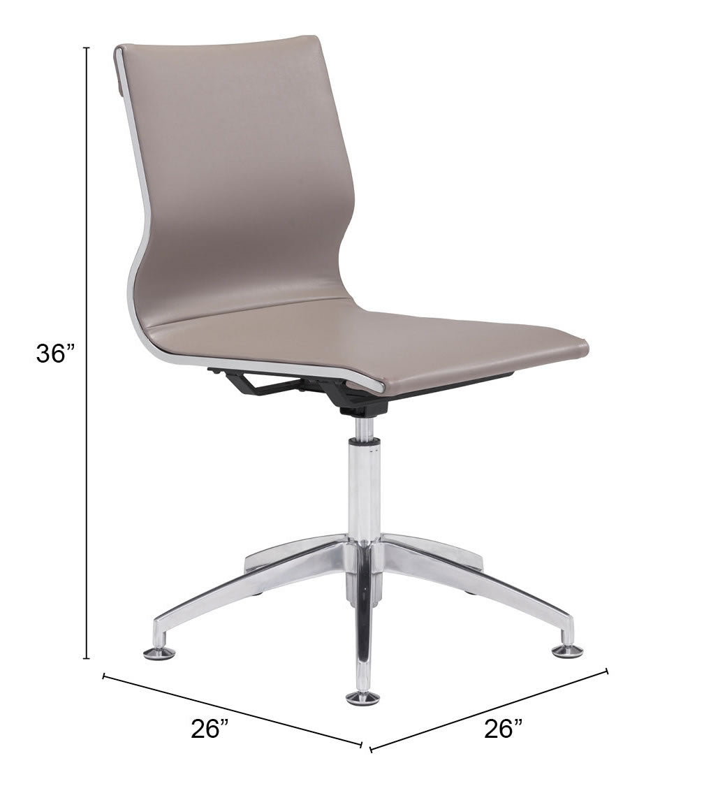 Glider Conference Chair Taupe