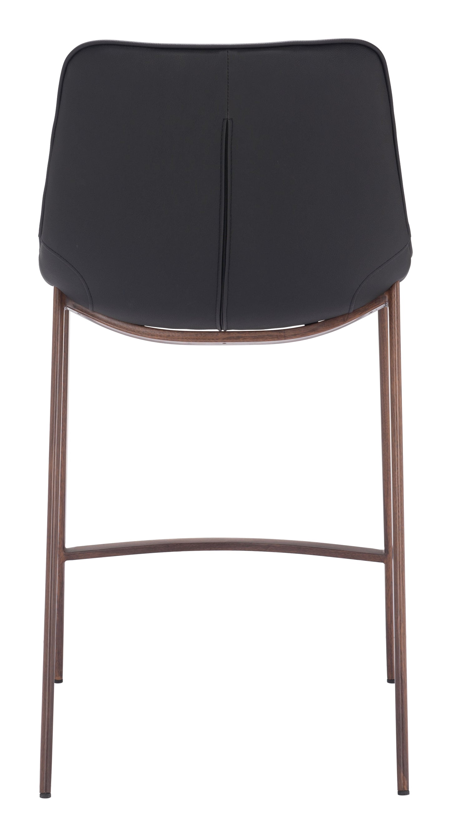 Magnus Counter Stool Black & Walnut