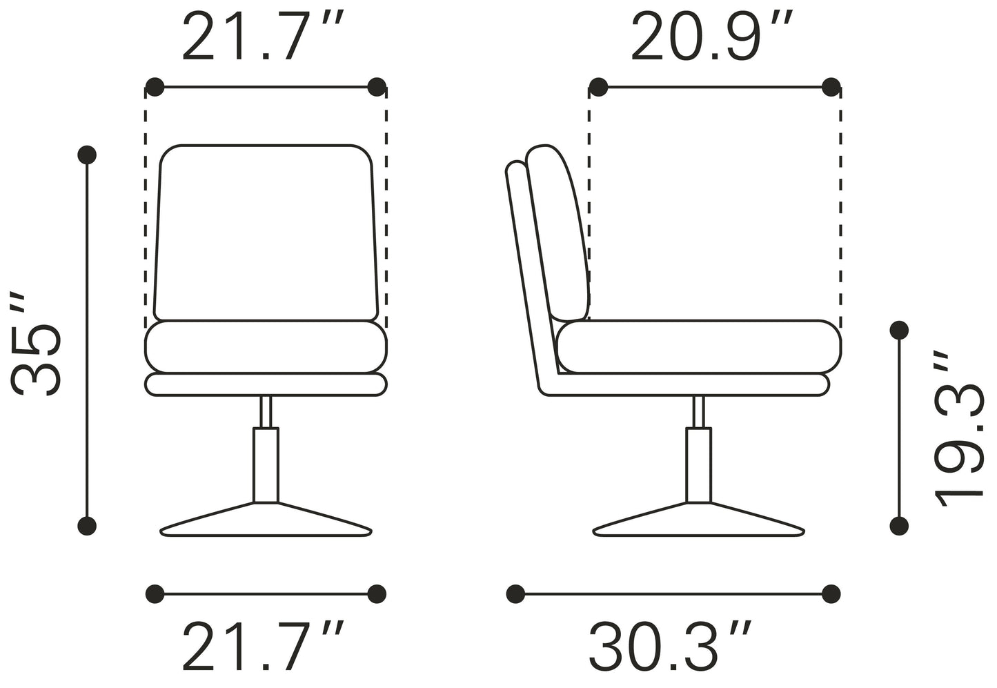 Rory Accent Chair Gray