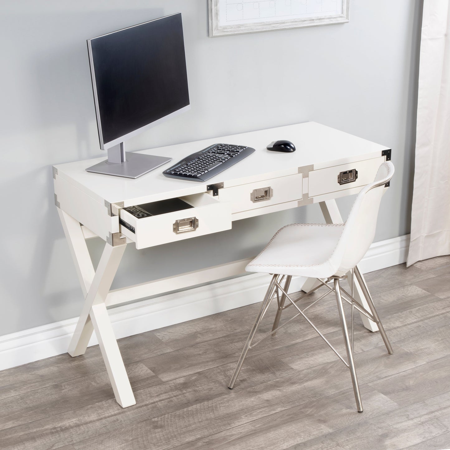 Anew Campaign Writing Desk in White  5255288