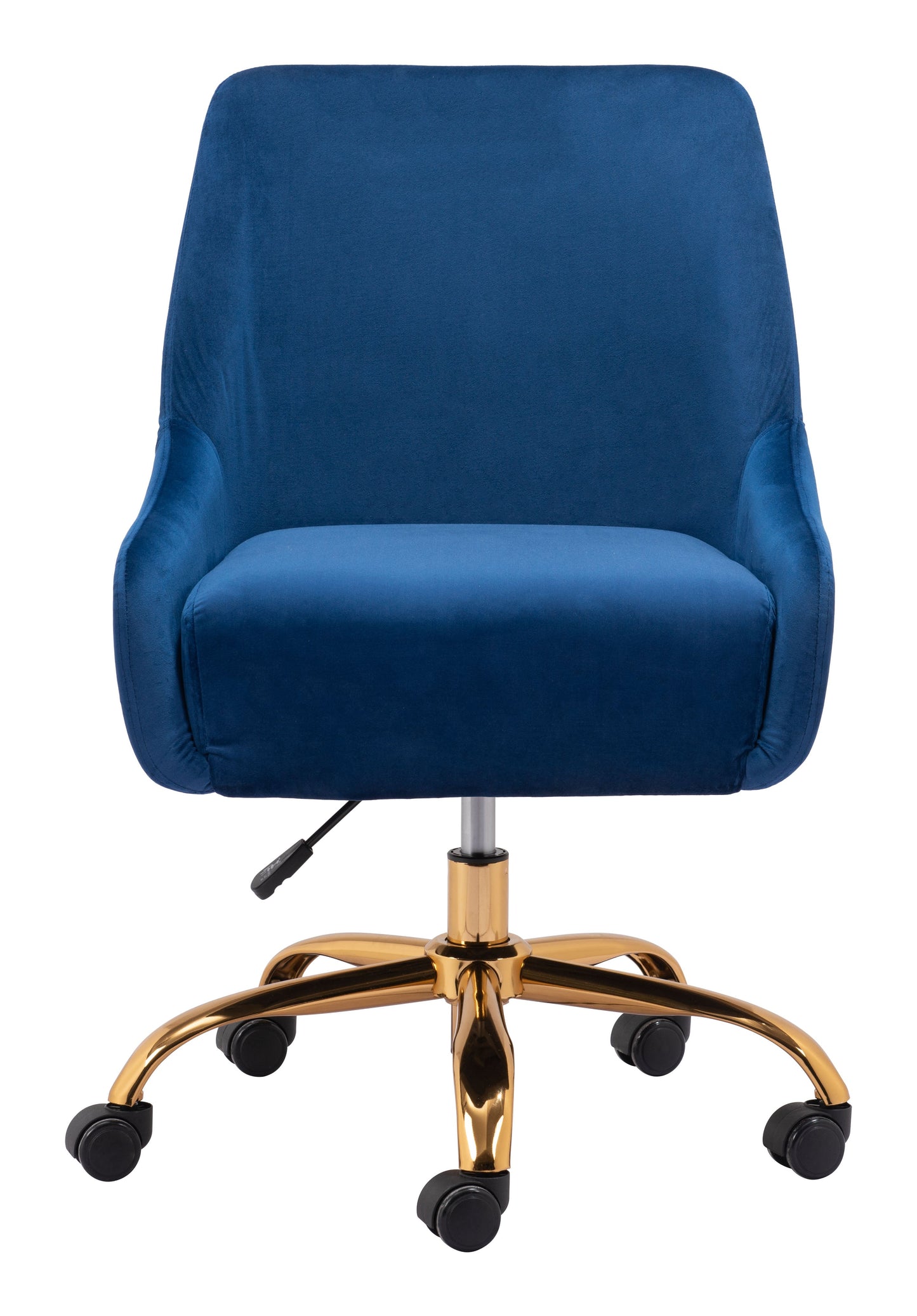 Madelaine Office Chair Navy Blue & Gold