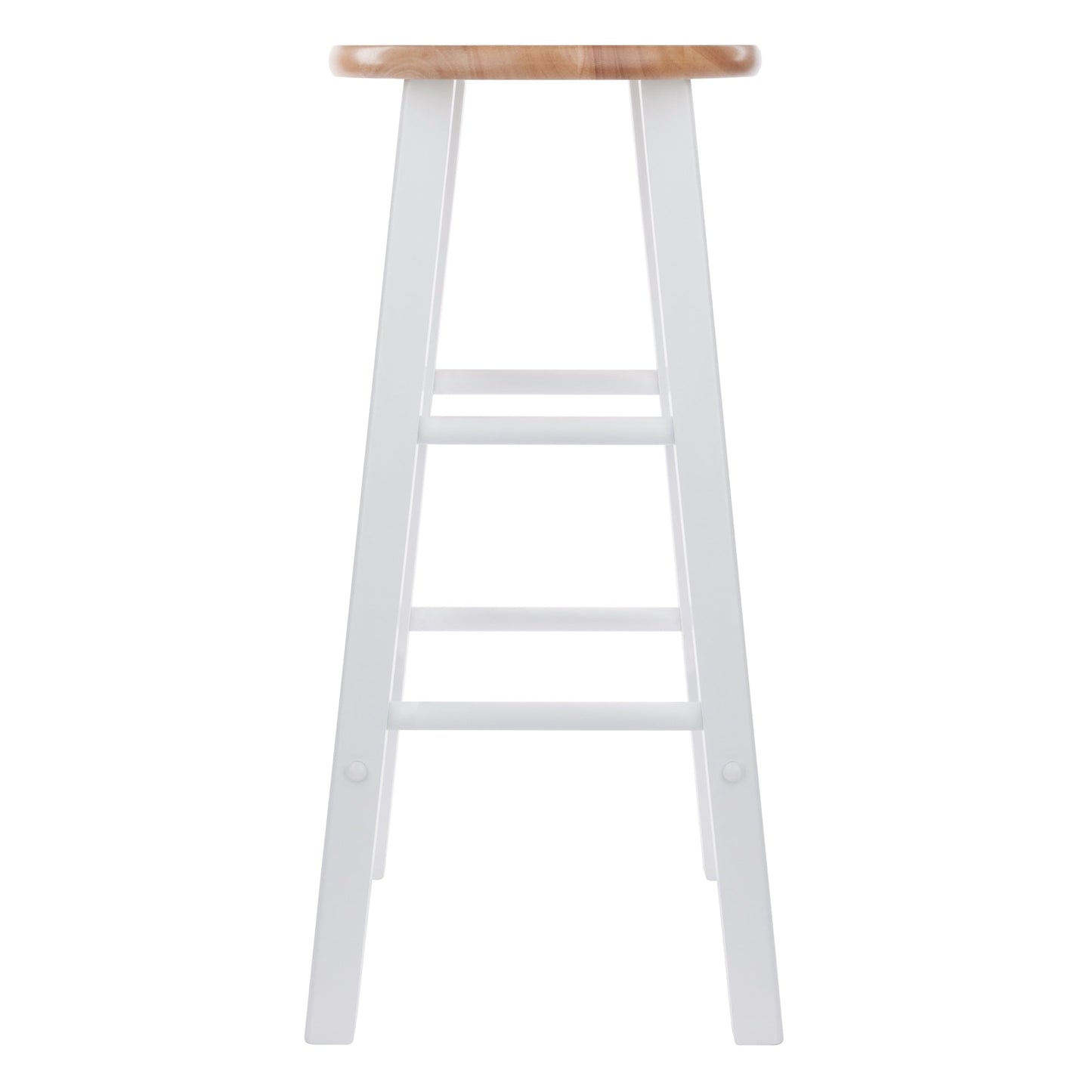 Element 2-Pc Bar Stool Set, Natural and White